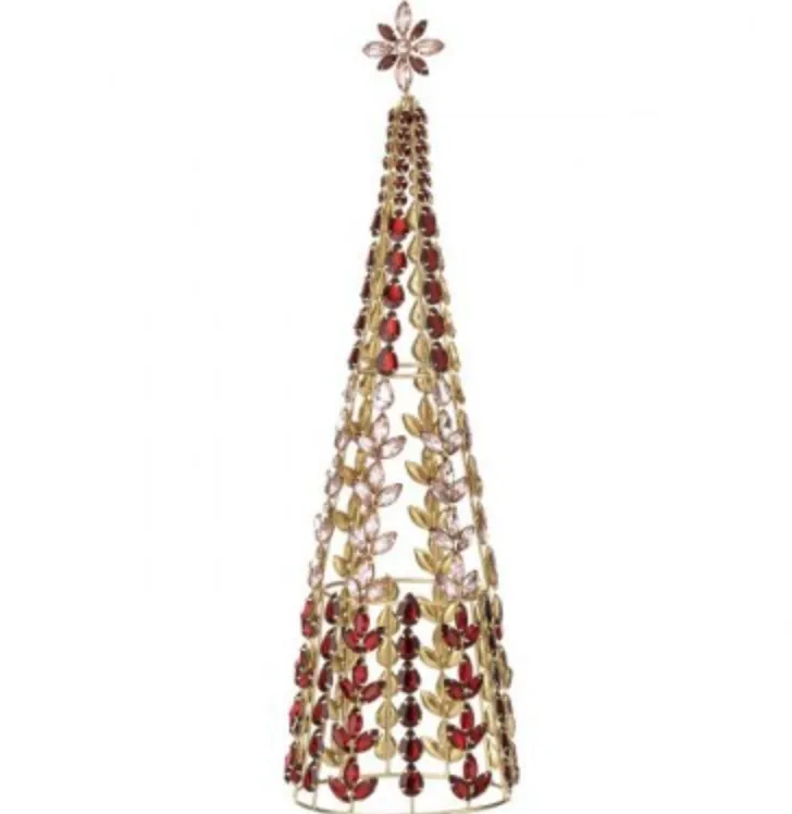 18" ROYAL COURT FLURET AND JEWEL CONE TREE