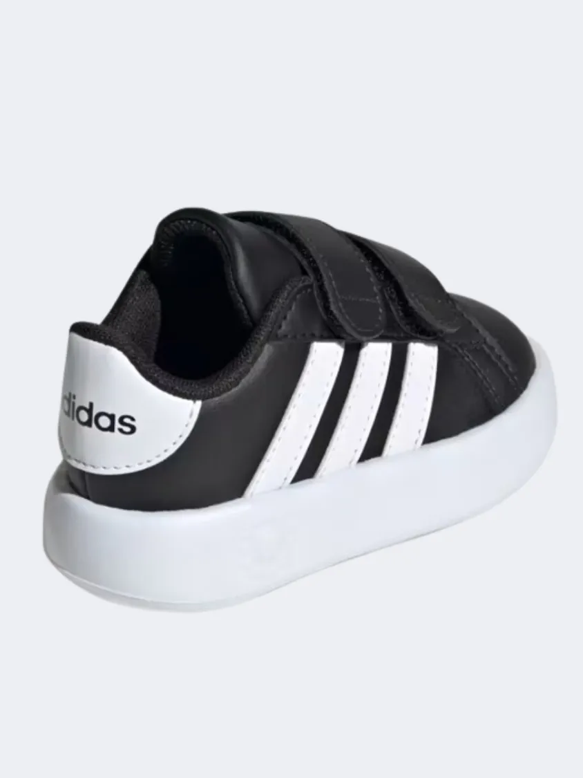 Adidas Grand Court 2.0 Infant Sportswear Shoes Black/White