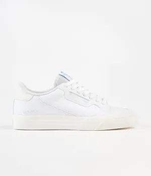 Adidas x Unity Continental Vulc Shoes - White / Chalk White / Light Blue