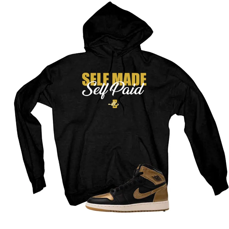 Air Jordan 1 High OG Metallic Gold Black T-Shirt (Self Made Self Paid)| illcurrency