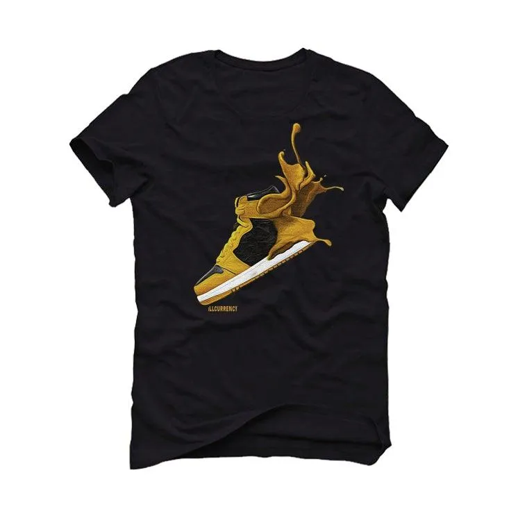 Air Jordan 1 Retro High OG “Pollen” 2021 Black T-Shirt (SPLASH POLLEN)