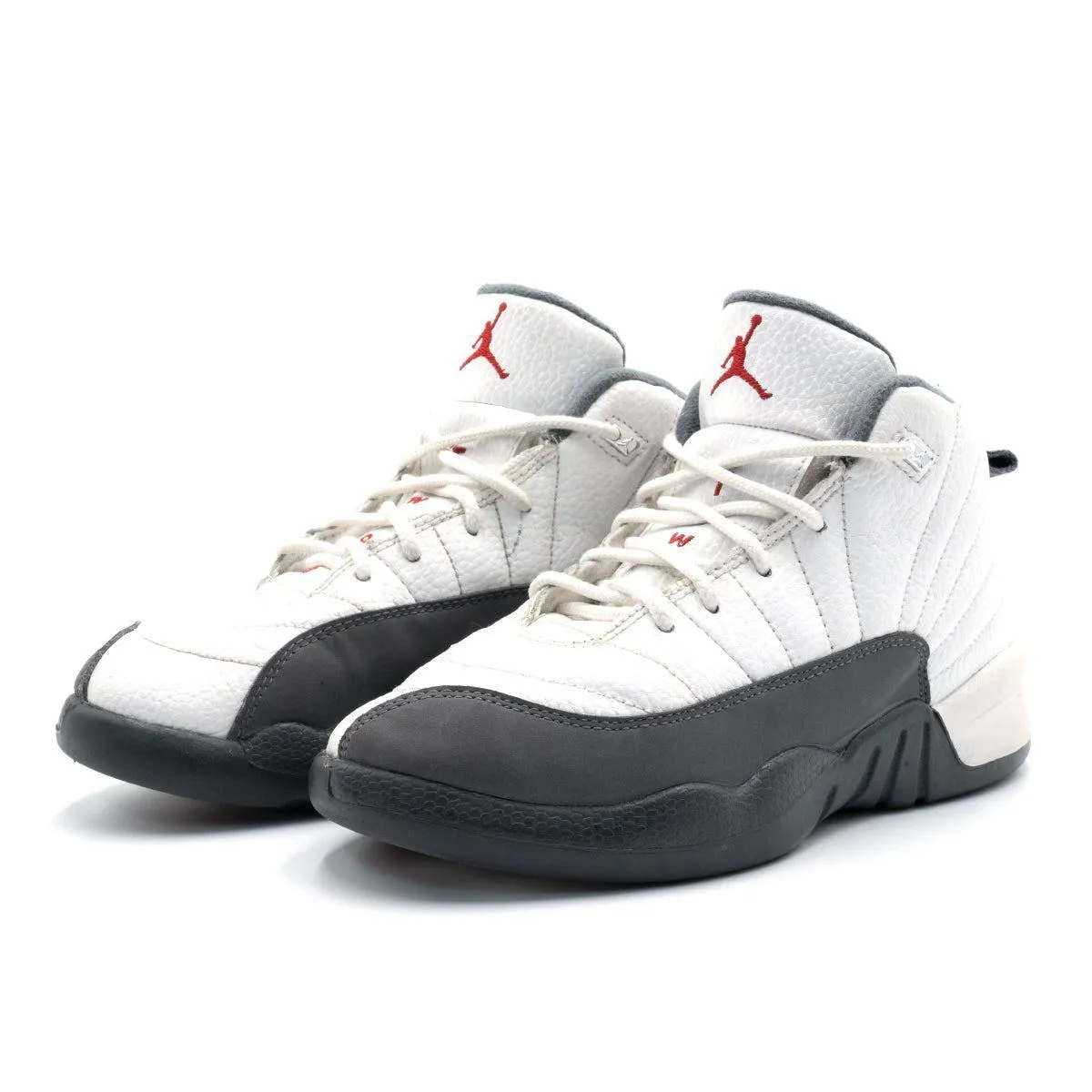 Air Jordan 12 Retro Sneakers Leather White Colour For Kids