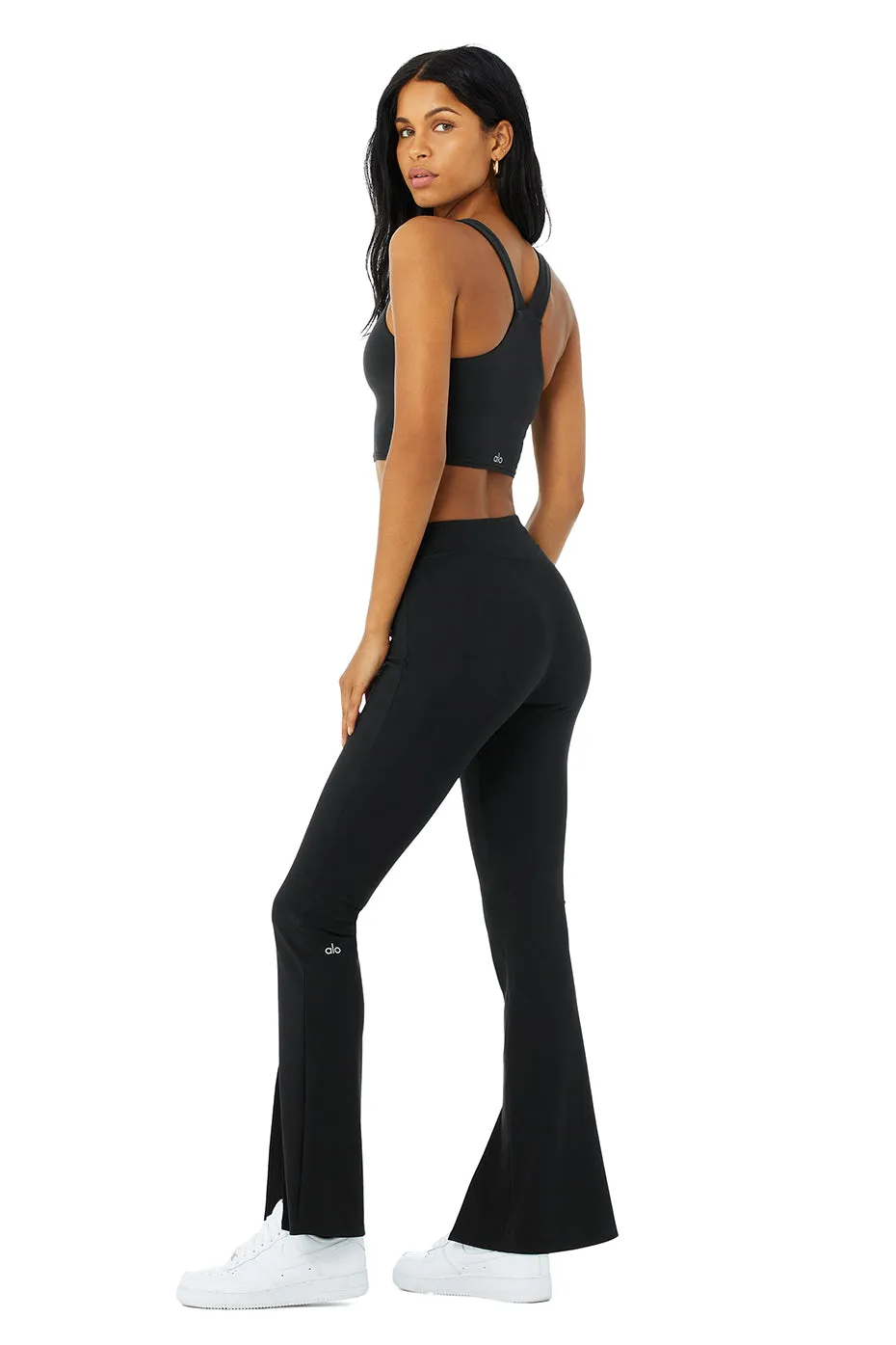 Airbrush High-Waist Flutter Legging & Real Bra Tank Set