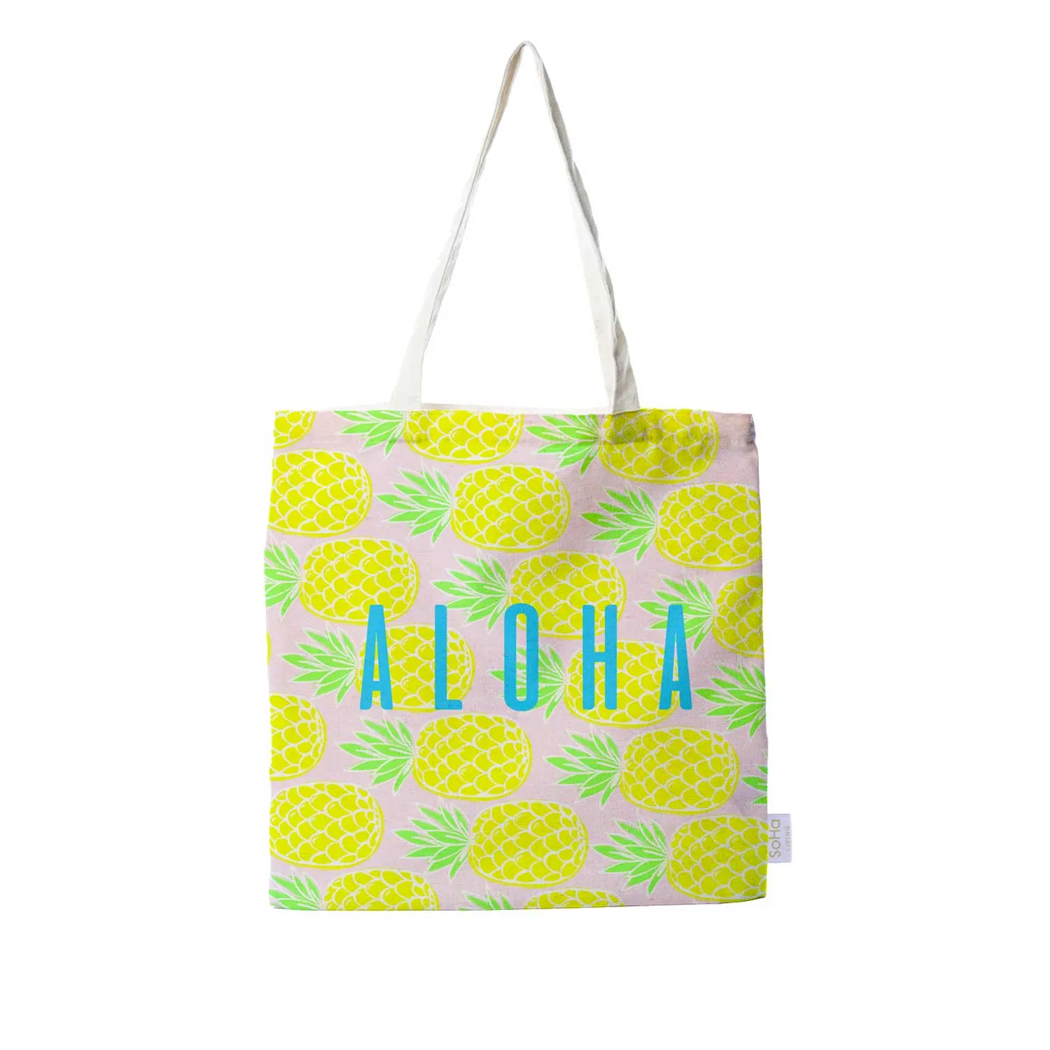 Aloha Sideways Pineapple Tote