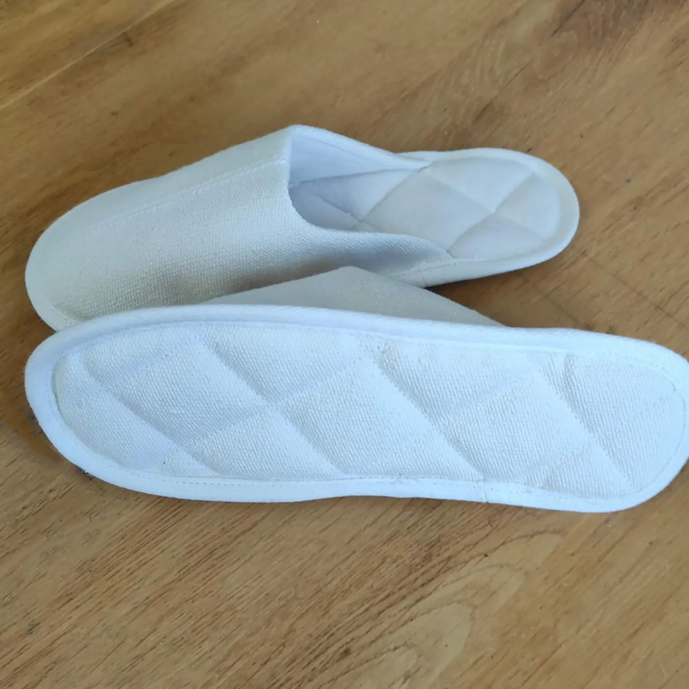 ATAMI Glue-free Organic Hemp House Shoes Slippers (100% Organic Cotton Fleece Lining; Elastic-Free, Latex-Free; Vegan)