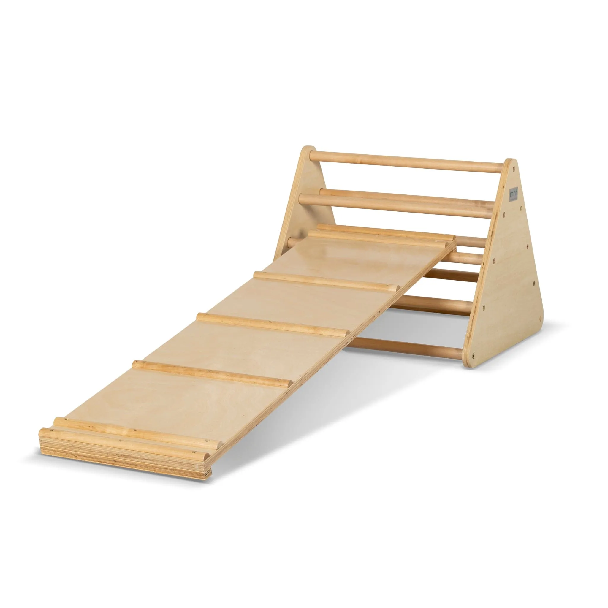 Baby Indoor Pikler Play Set - Varnished Climbing Ramp