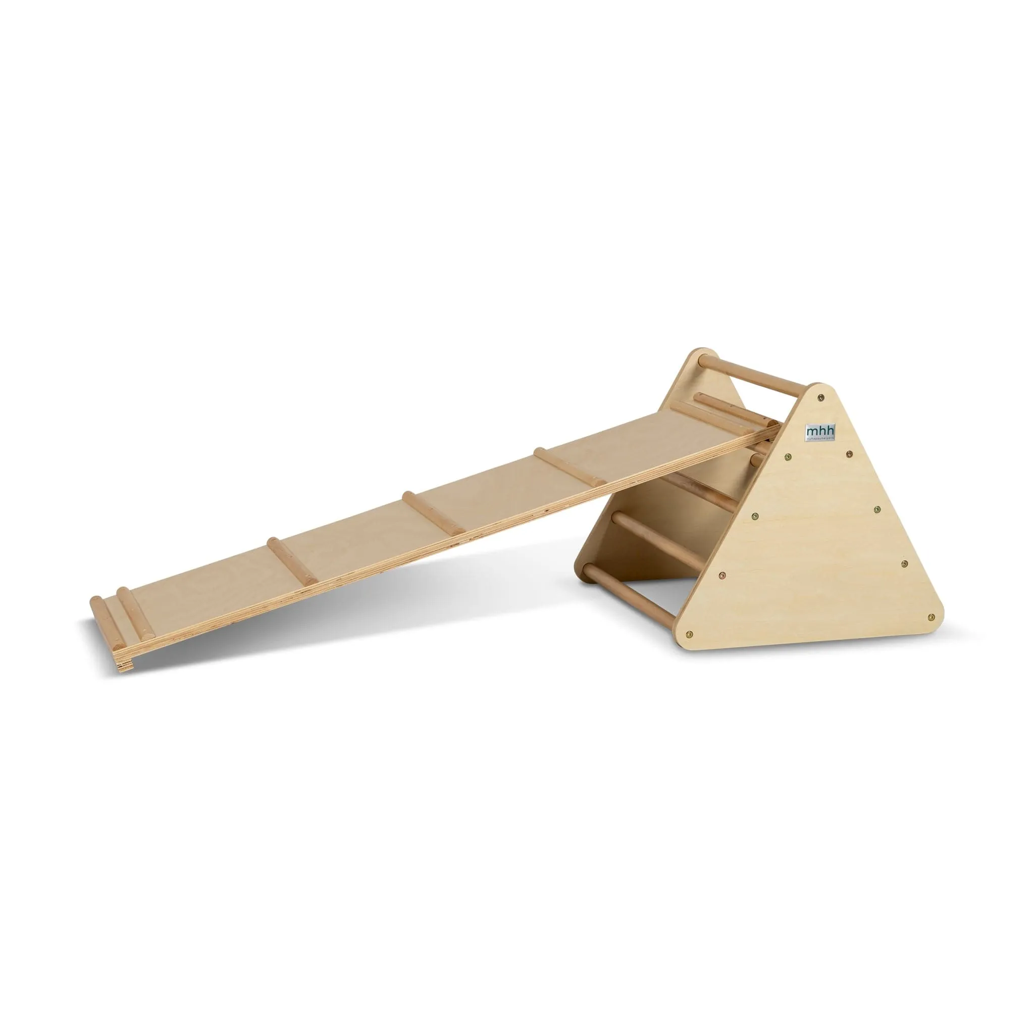 Baby Indoor Pikler Play Set - Varnished Climbing Ramp