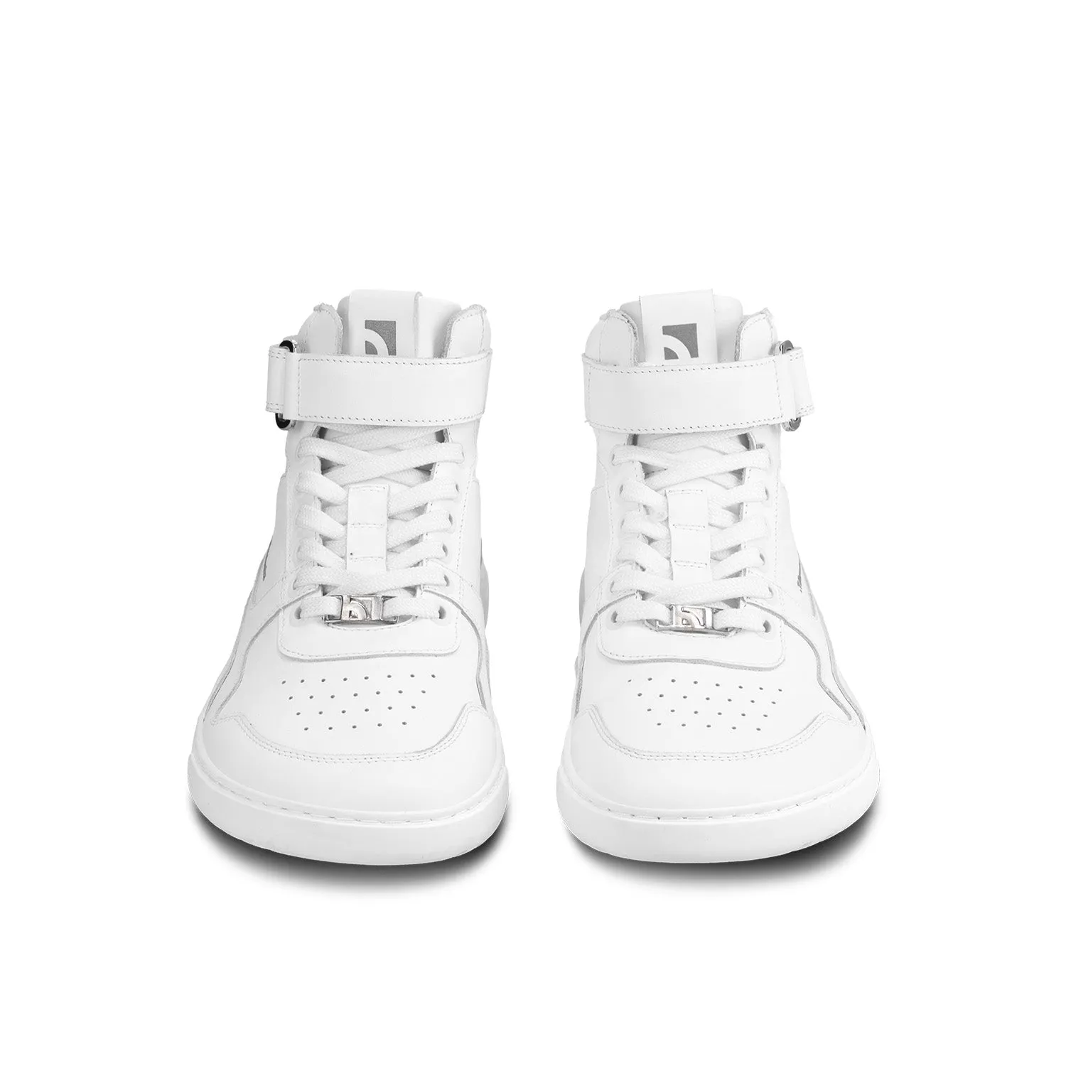 Barefoot Sneakers Barebarics Zing - High Top - All White - Leather CLEARANCE