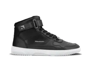 Barefoot Sneakers Barebarics Zing - High Top - Black & White - Leather