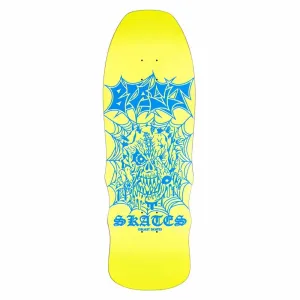 Blast Skates Gnarzone 2 Custom Shape Skateboard Deck 10.25" Neon