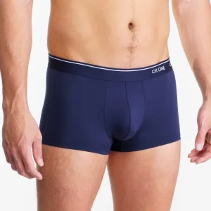 Boxer court Calvin Klein taille basse bleu marin