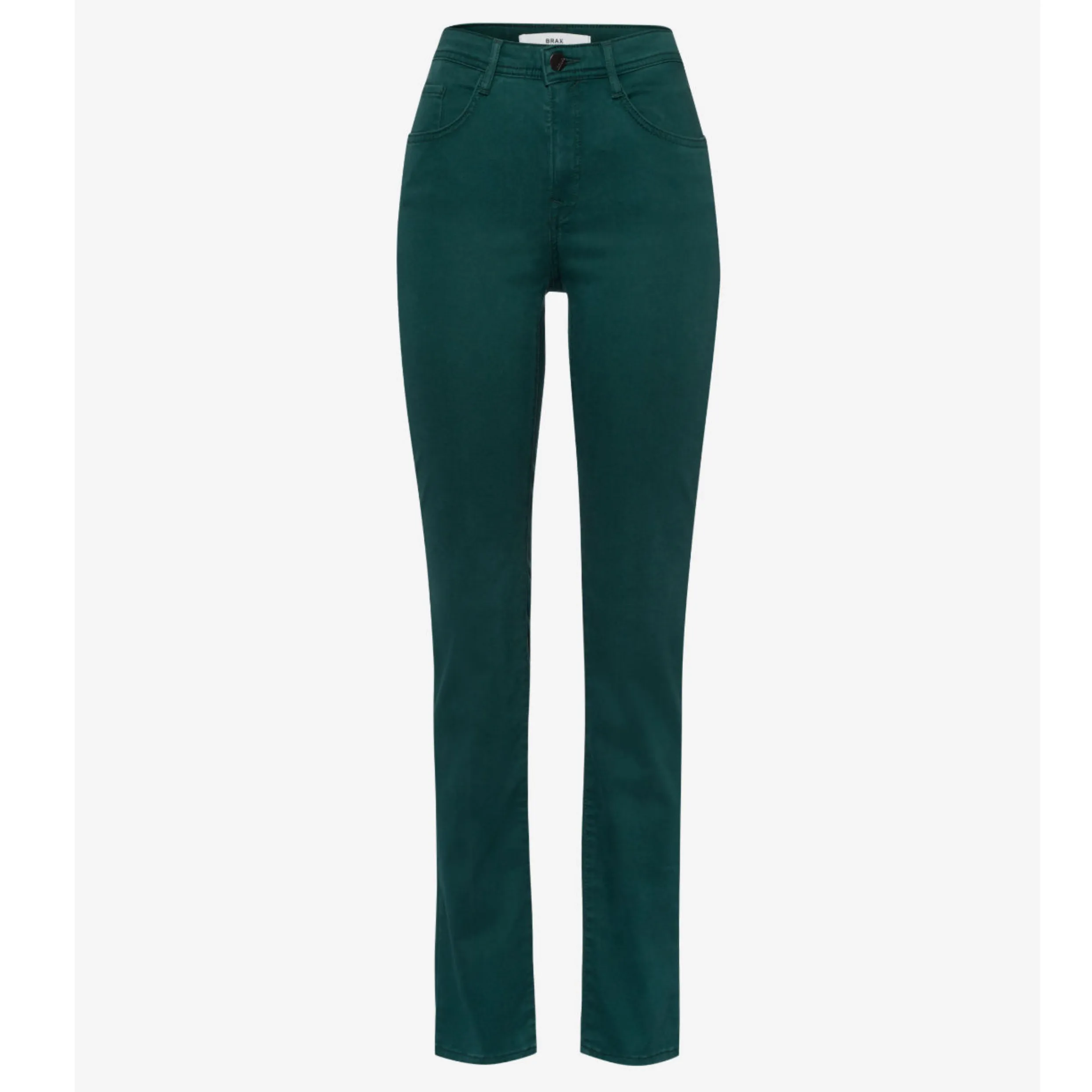 Brax Mary Trouser in Sateen Stretch 71-1707 Dark Malachite