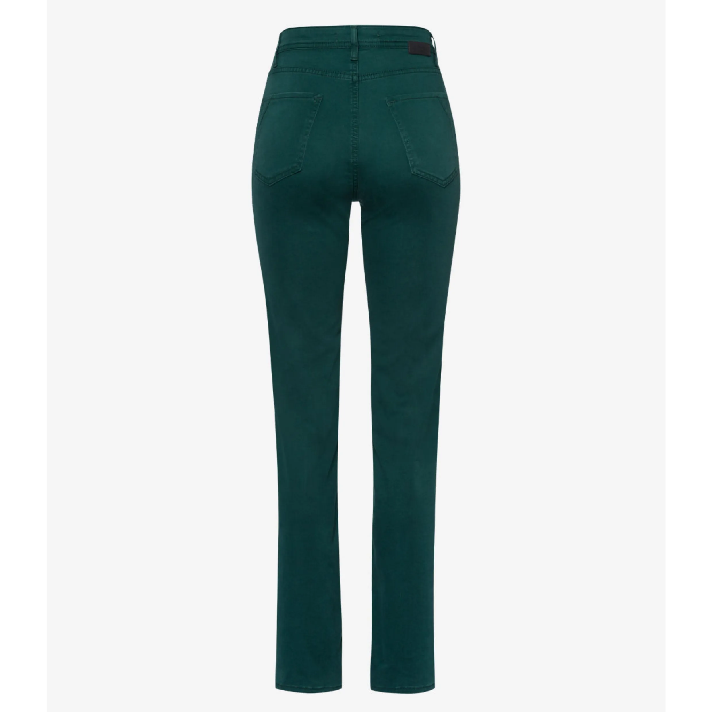 Brax Mary Trouser in Sateen Stretch 71-1707 Dark Malachite