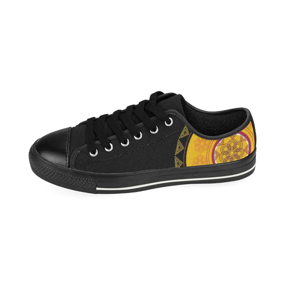 Buy Men's Mandala Print Canvas Low Top Shoes at TFS