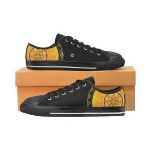 Buy Men's Mandala Print Canvas Low Top Shoes at TFS