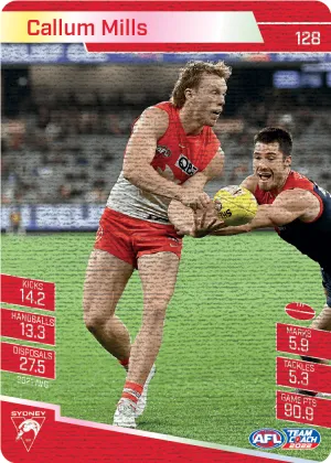 Callum Mills, Canvas, 2022 Teamcoach AFL