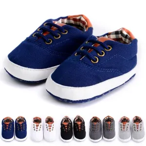 Casual Lace Soft Bottom Baby Canvas Shoes