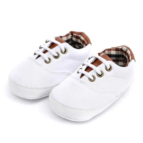 Casual Lace Soft Bottom Baby Canvas Shoes