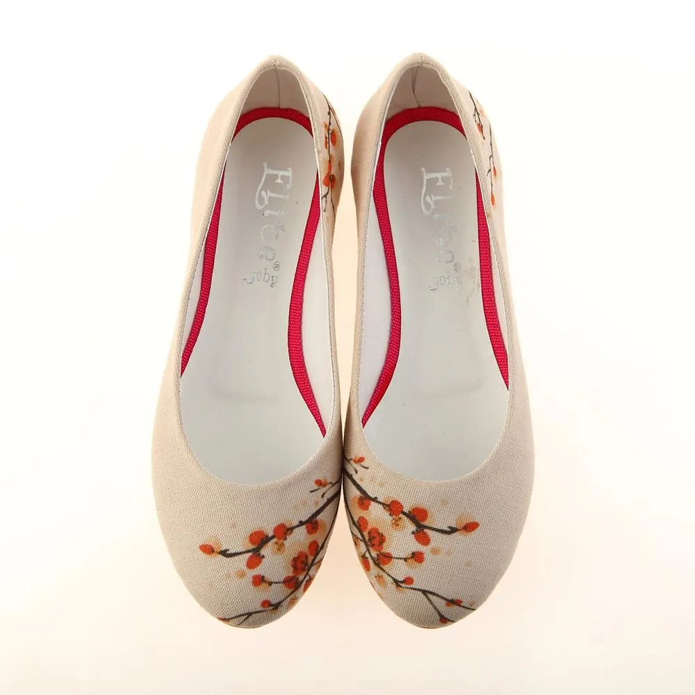 Cherry Blossom Ballerinas Shoes 1141