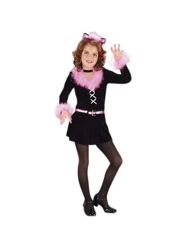 Childs Black Pretty Kitty Costume