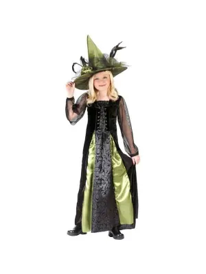 Childs Goth Maiden Witch Costume