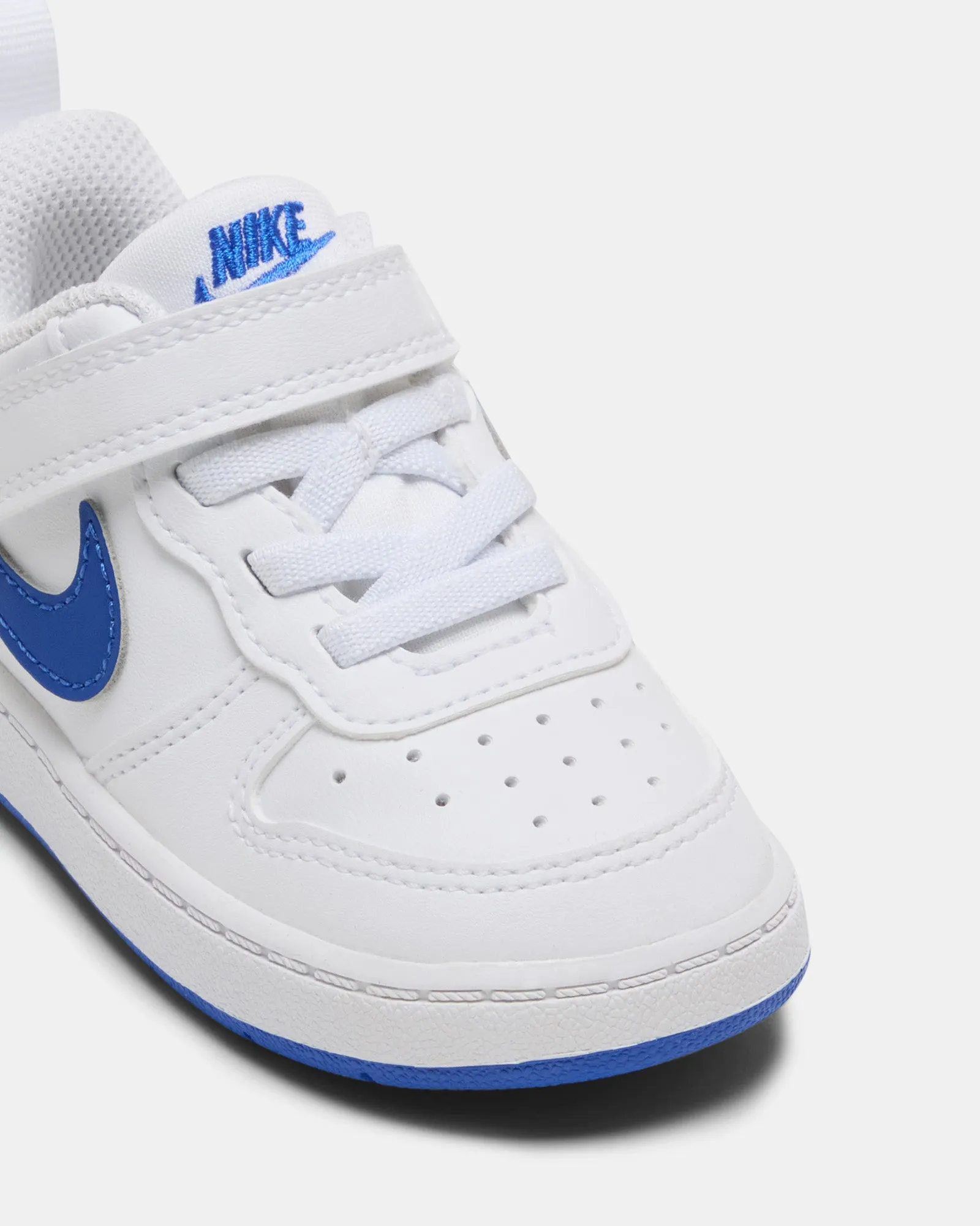 Court Borough Low Recraft Infant White/Hyper Royal