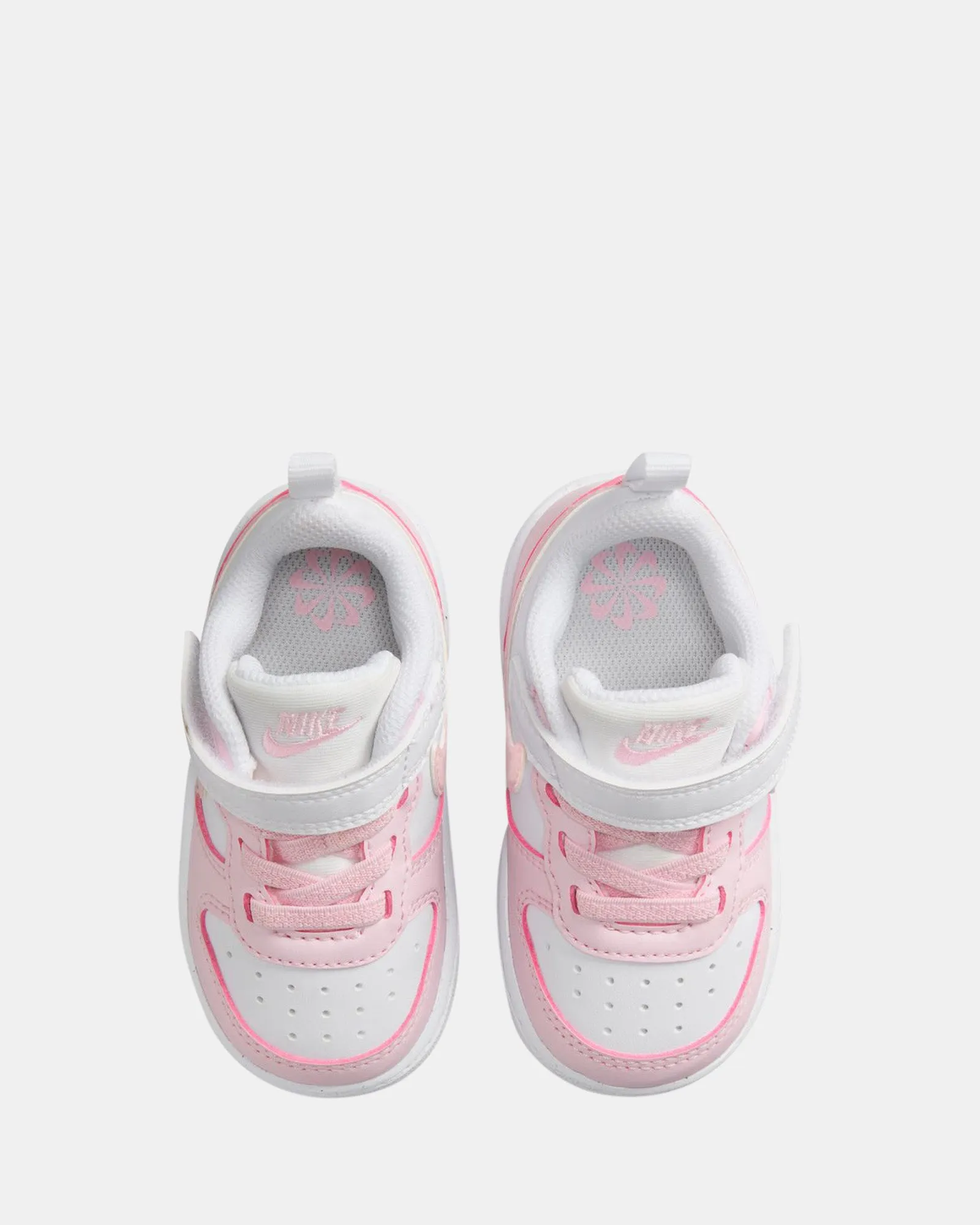 Court Borough Low Recraft Infant White/Pink Foam