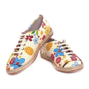 Cute Owl and Flowers Ballerinas Shoes FBR1221