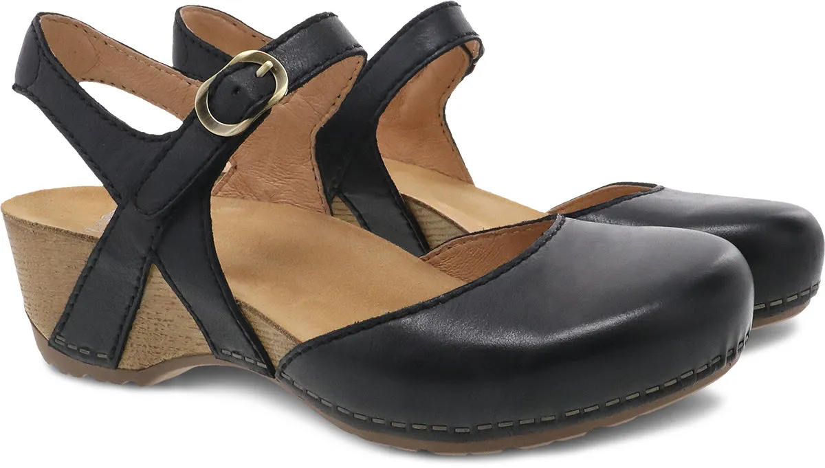 'Dansko' Women's Tiffani - Black Milled Burnished