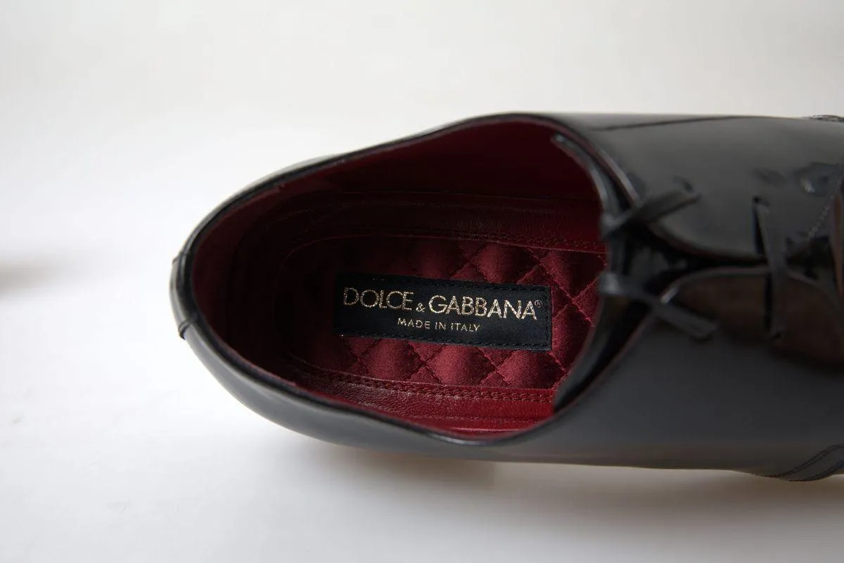 Dolce & Gabbana Black Patent Leather Formal Shoes