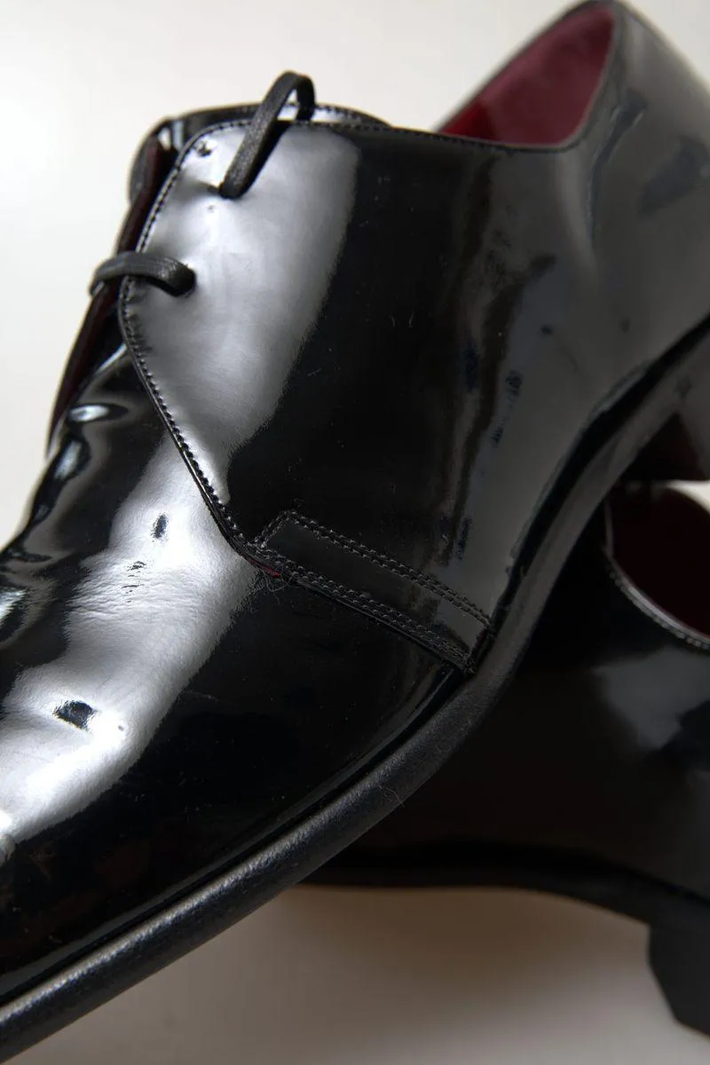 Dolce & Gabbana Black Patent Leather Formal Shoes