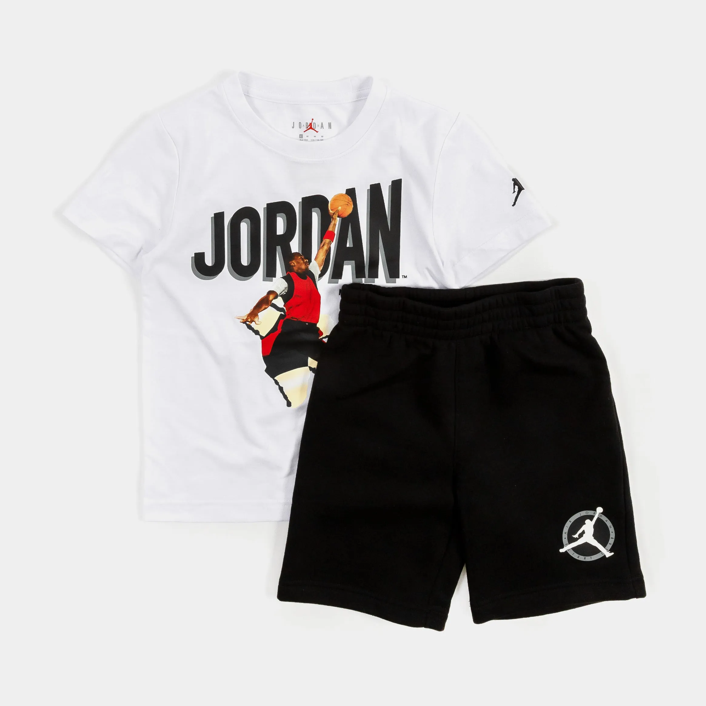 Flight MVP Shorts Preschool Set (Black/White)