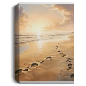 Footprint in the Sand Canvas