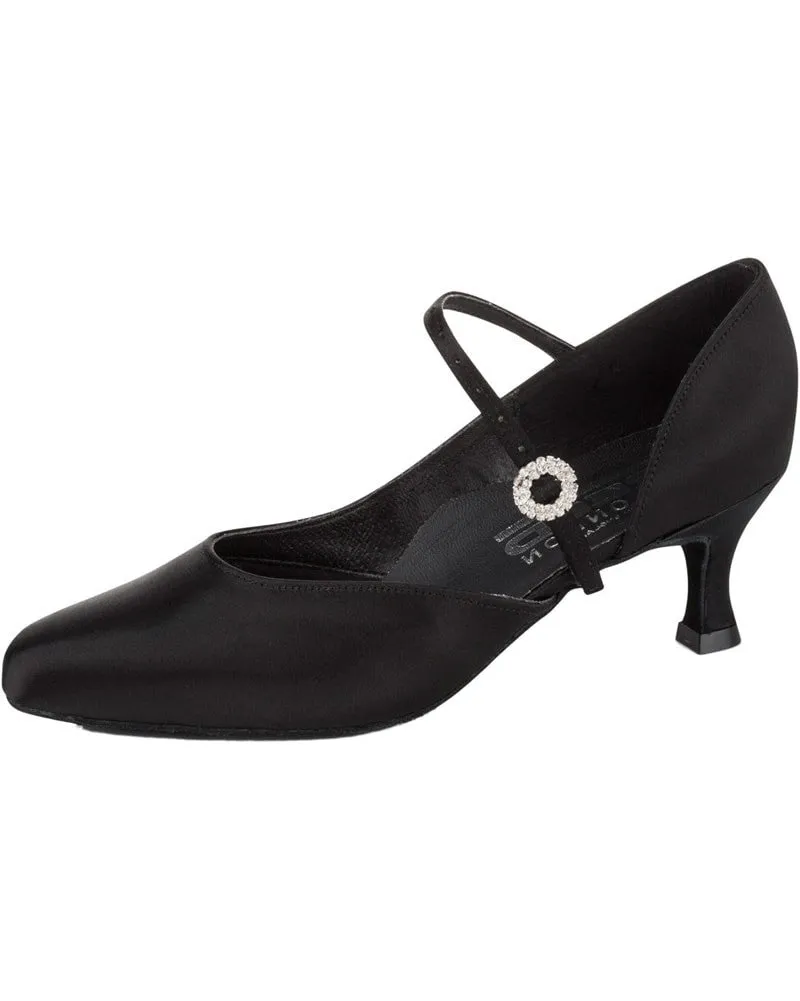 Freed Of London Elegance Satin Pump Court 2" Latin Ballroom Shoes - Womens