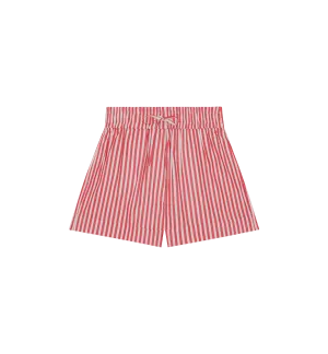 GANNI Red Stripe Shorts