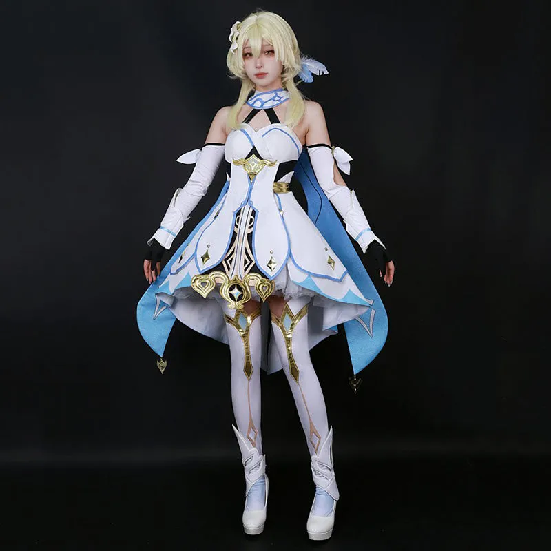 Genshin Impact Player Female Traveler Lumine Cosplay Costume