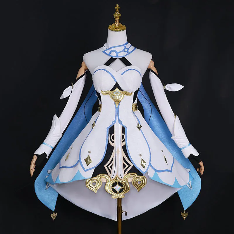 Genshin Impact Player Female Traveler Lumine Cosplay Costume