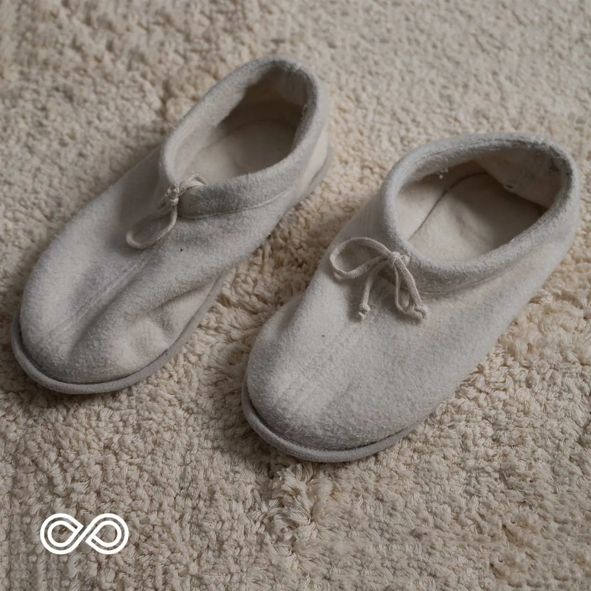 GERSHWIN Glue-free Organic Cotton Fleece House Shoes Slippers (Unisex, Vegan)