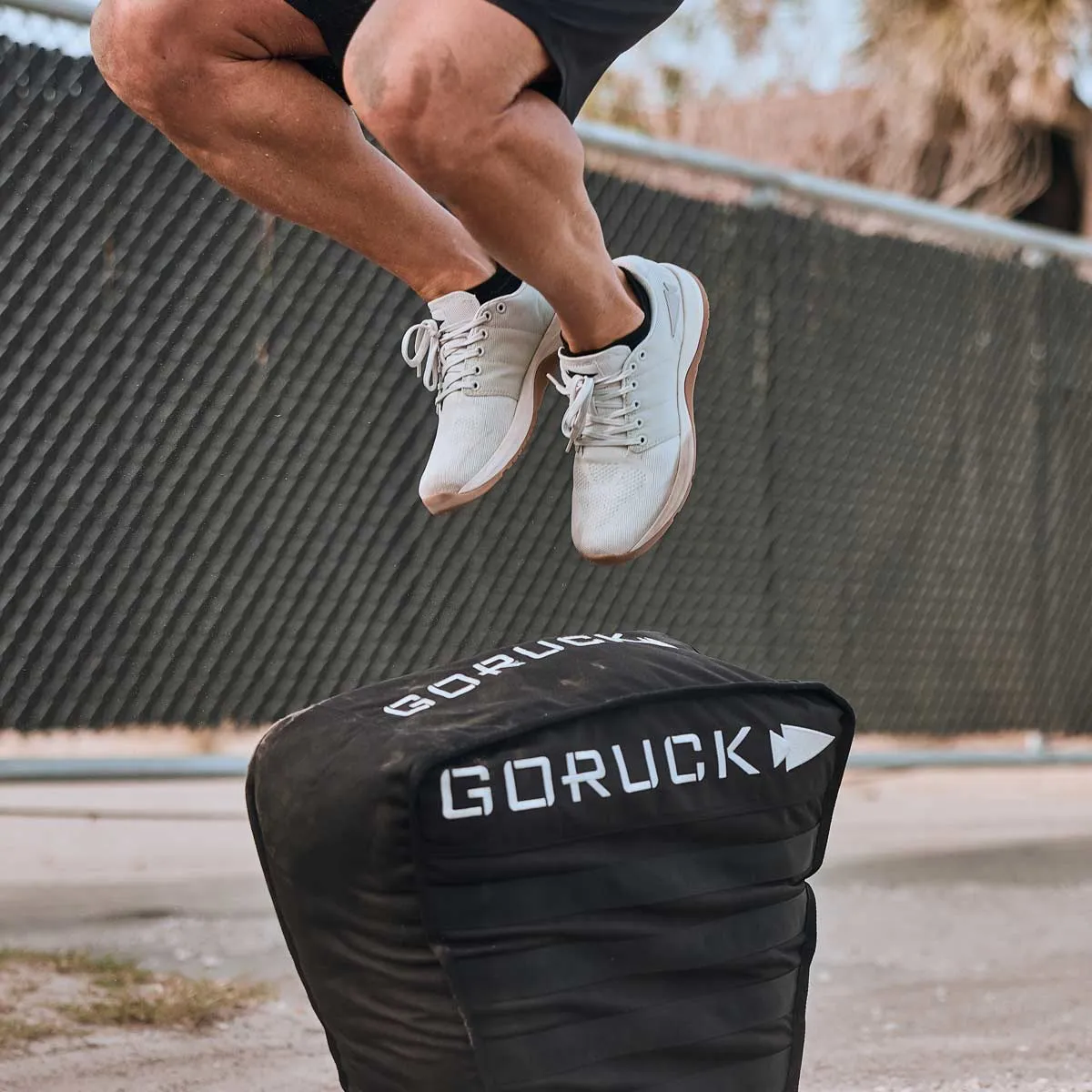 GORUCK Ballistic Trainers - Lunar Rock   Gum w/ Silver Reflective Spearhead