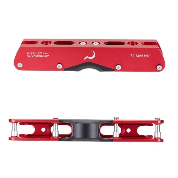 Ground Control HD2 H-Block Aluminum Frames 72mm - Red