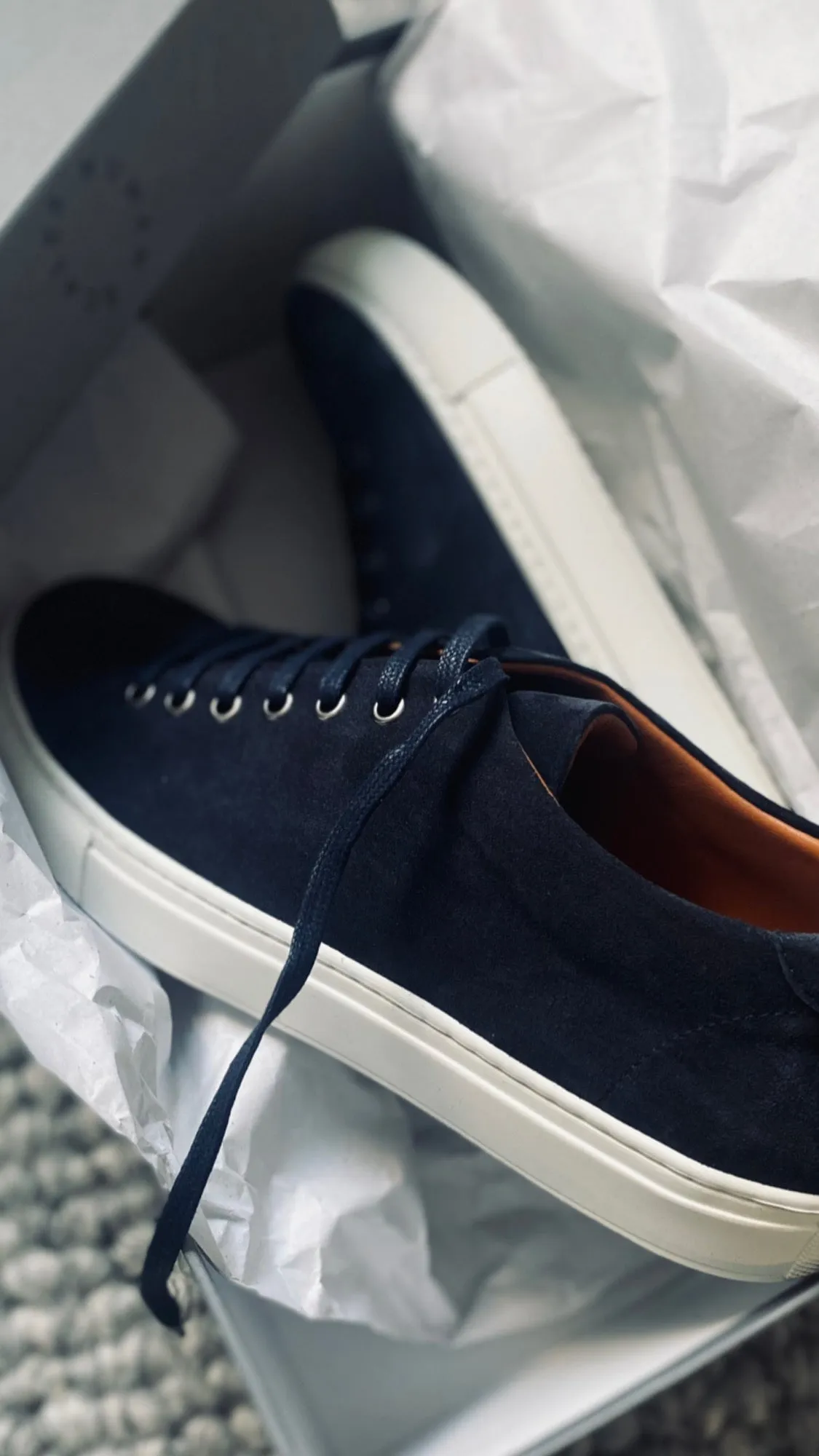 Herbert Suede - Navy