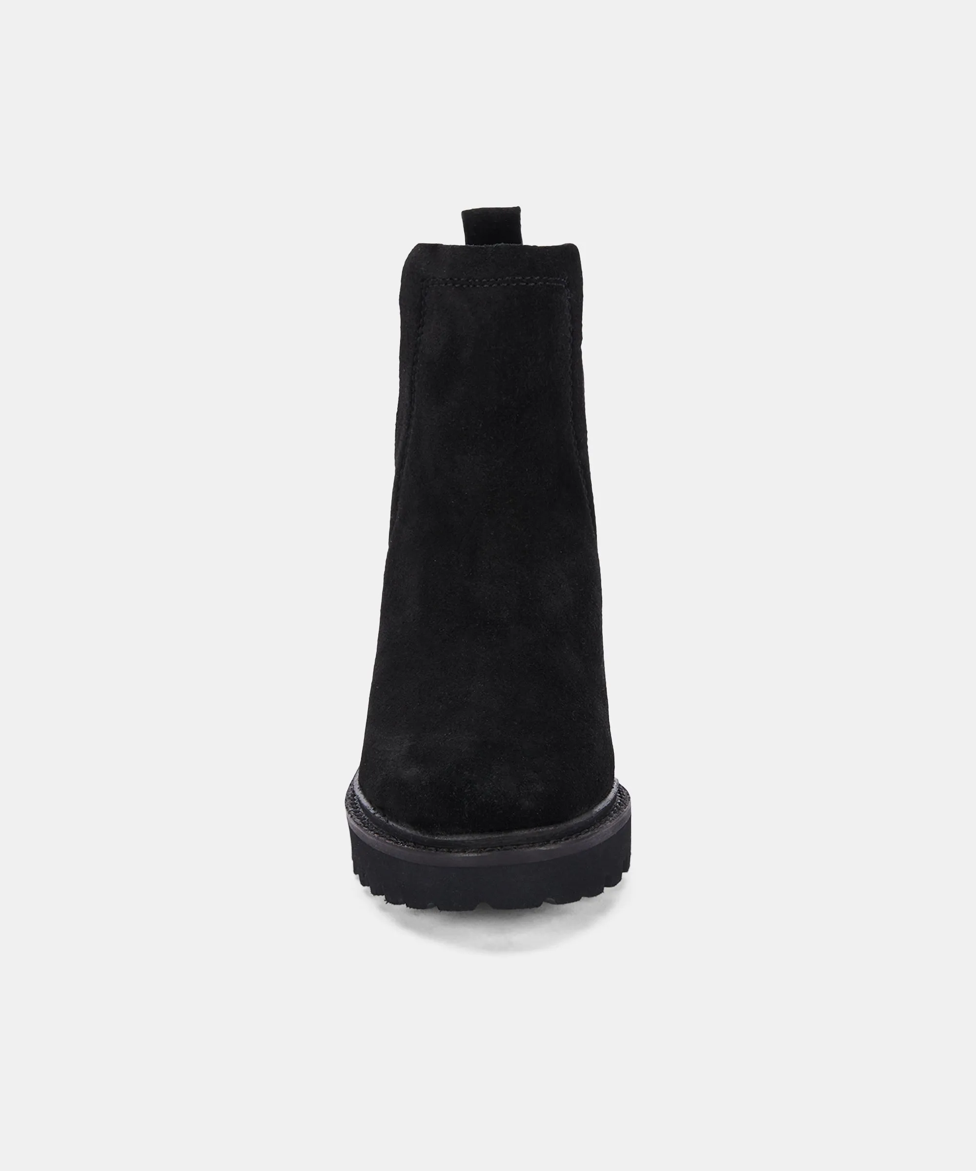 HUEY BOOTIES BLACK SUEDE