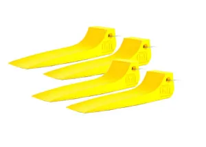 ITI Yellow Standard Tire Skates 4-Pack