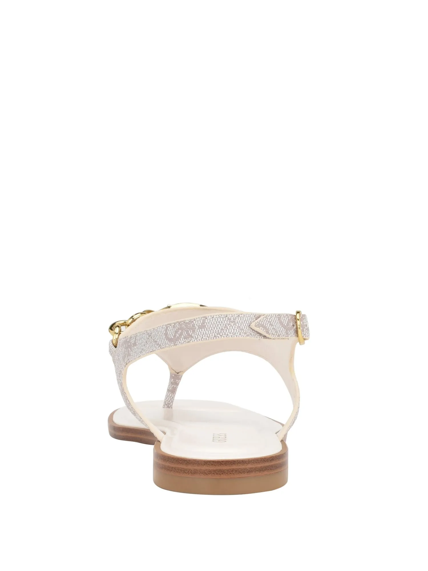 Ivory Rissy Logo Sandals