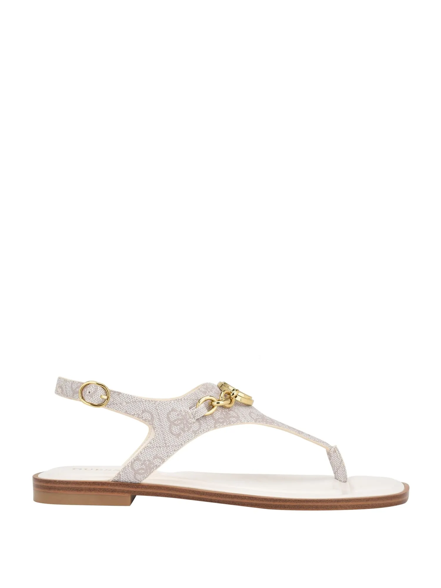 Ivory Rissy Logo Sandals