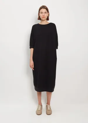 Ivy Sweatshirt Dress — Black