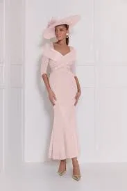 John Charles 29155AS Dress Rose Pink