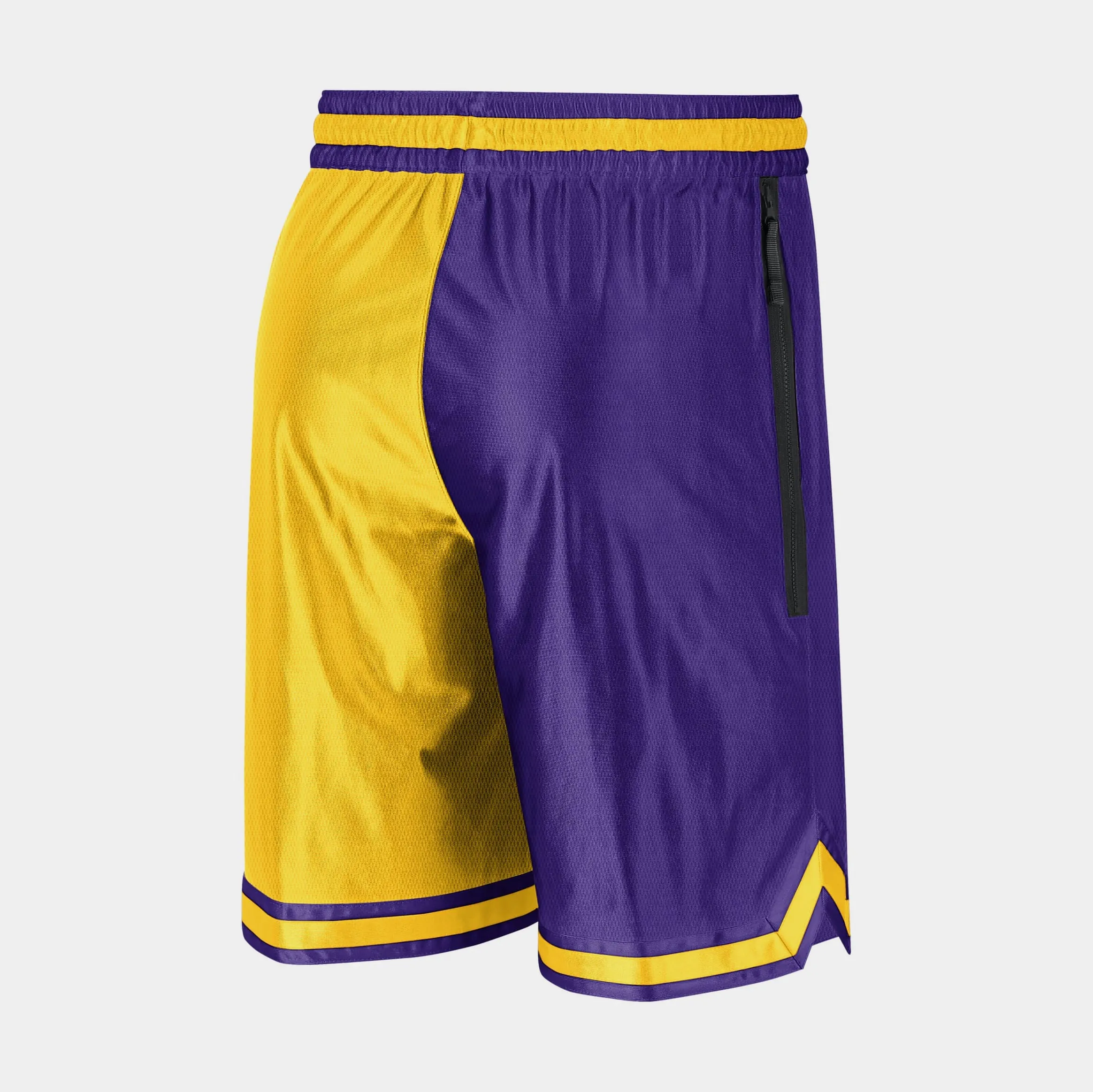 Los Angeles Lakers Courtside Dri-FIT NBA Graphic Mens Shorts (Yellow/Purple)