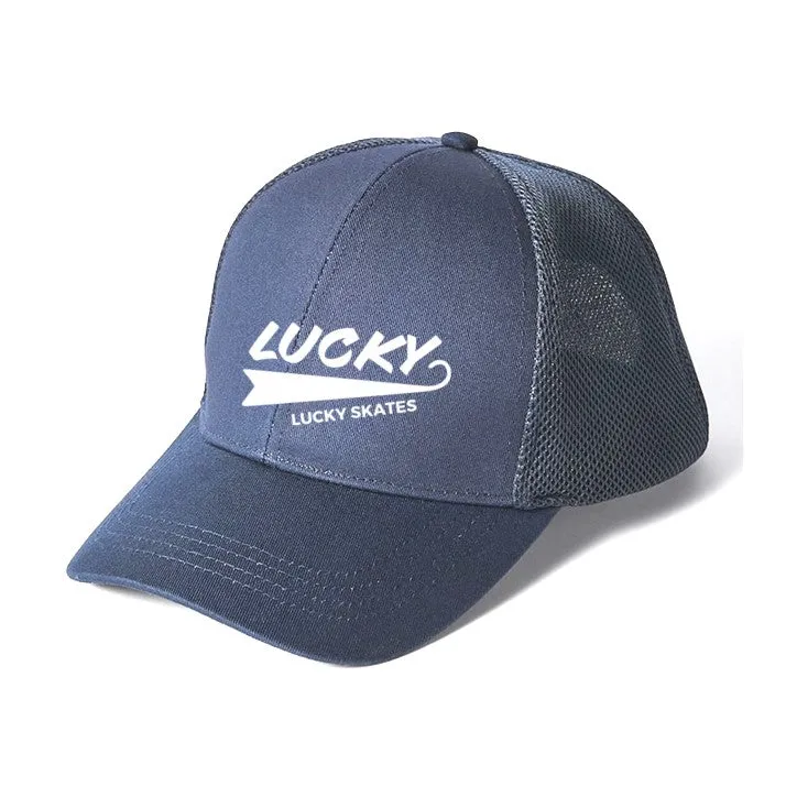 Lucky Skates Denim Blue Snapback Cap