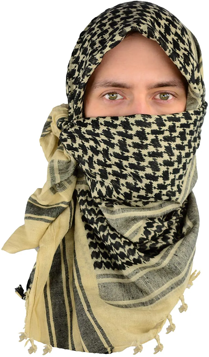 Mato & Hash Military Shemagh Tactical 100% Cotton Scarf Head Wrap